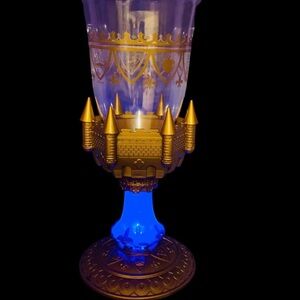 Disney Parks Exclusive Beauty & the Beast Light Up Goblet EUC